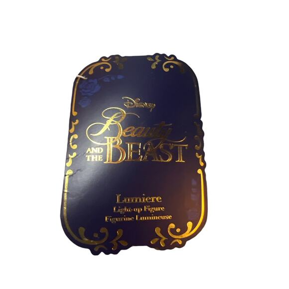 DISNEY BEAUTY & THE BEAST LIGHT UP LUMIERE FIGURINE NEW BOXED - Picture 4 of 4